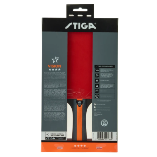 Ракетка для настольного тенниса  Stiga Vision 4 Star FL (1214-3218-01) - фото №3
